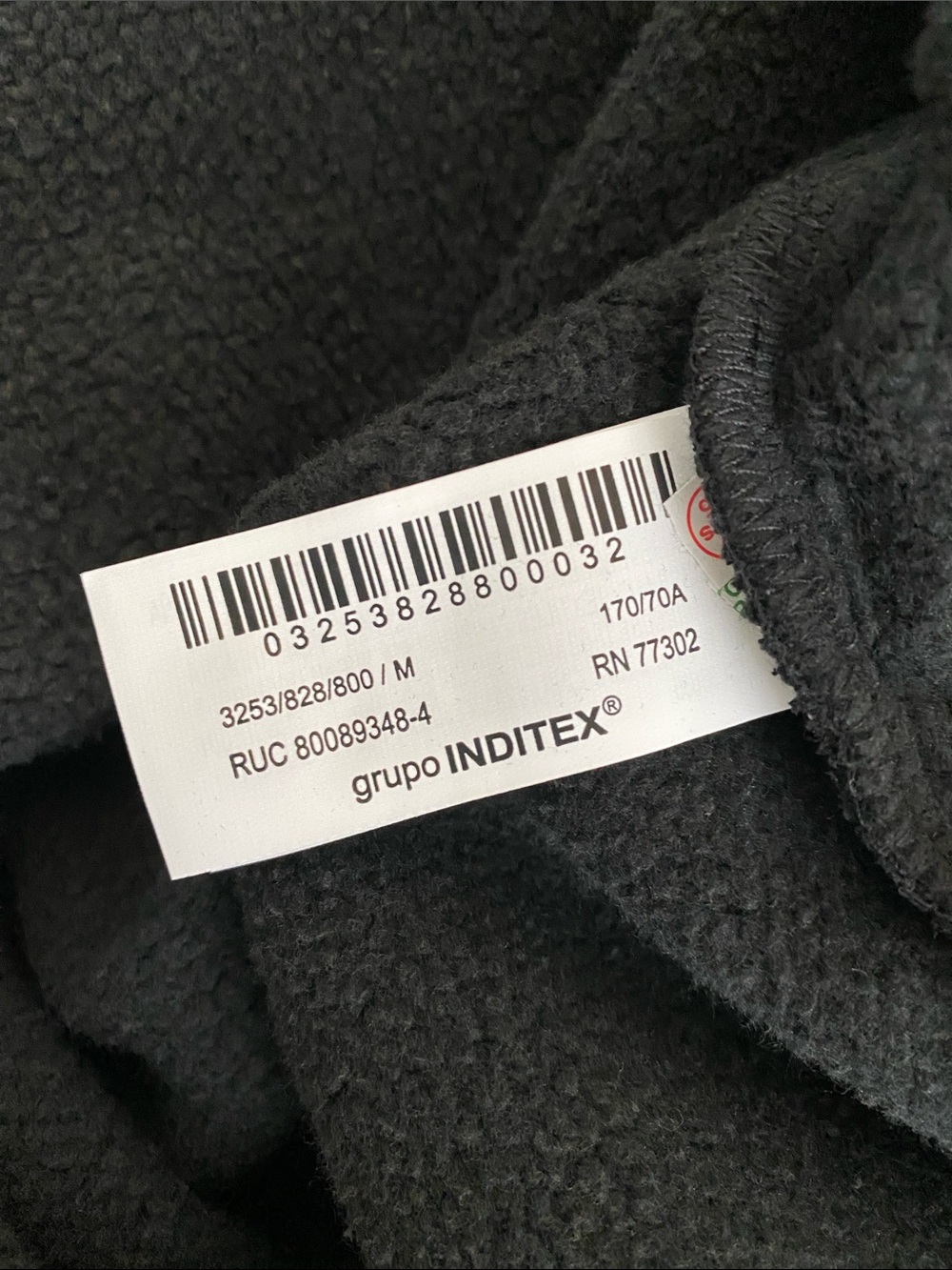 Women's Zara Black Maxi Sweatshirt Skirt with Elastic Waist - Picture 6 of 6